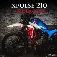 Crash Guard With Slider Glossy Red  For X-Pulse 210