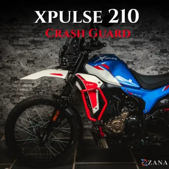 Crash Guard With Slider Glossy Red  For X-Pulse 210