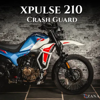 Crash Guard With Slider Glossy White For X-Pulse 210