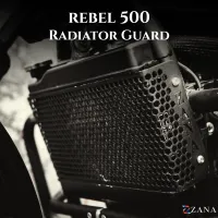 Radiator Guard Honeycomb Black For Honda Rebel 500 (Coming Soon Pre-Booking Open Now)