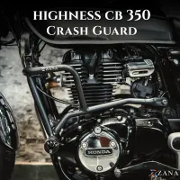 CRASH GUARD WITH SLIDER TEXTURE MATT BLACK CB350