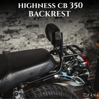 Backrest Hex Cushion with parcel Shelf For Honda CB 350