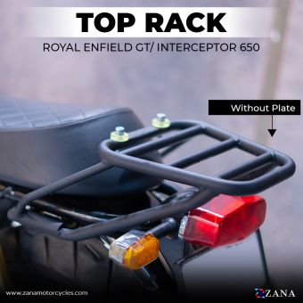 TOP RACK MS WITHOUT PLATE  COMPATIBLE WITH PILLION BACKREST FOR GT/INTERCEPTOR 650
