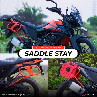SADDLE STAY ORANGE WITH JERRY CAN MOUNT  KTM 390/250 / 390 X ADVENTURE