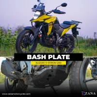 BASH PLATE BLACK  ALUMINUM FOR V-STROM 250