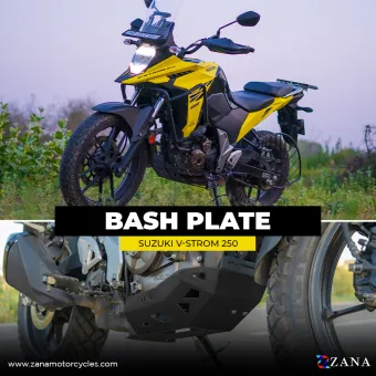BASH PLATE BLACK  ALUMINUM FOR V-STROM 250