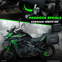 Rear Paddock Spools for Kawasaki Versys 650