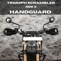 Hand Guard For Triumph Scrambler 400 X (Black) (Coming Soon Pre Booking open Now)