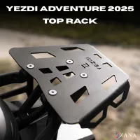 Top Rack  Plate For  Yezdi Adventure 2025 (Black)(Coming soon Pre Booking open Now)