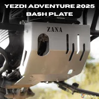 Bash Plate For  Yezdi Adventure 2025 (Silver, Aluminum)(Coming soon Pre Booking open Now)