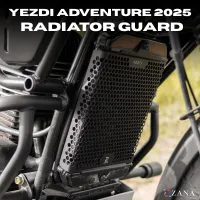 Radiator Guard Honeycomb  Black For  Yezdi Adventure 2025(Coming soon Pre Booking open Now)