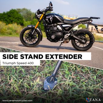 SIDE STAND EXTENDER BLACK FOR TRIUMPH SPEED 400
