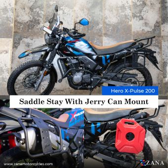 SADDLE STAY WITH JERRY CAN MOUNT FOR  X-PULSE 200