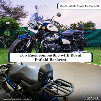 TOP RACK COMPATIBLE WITH ROYAL ENFIELD BACKREST MS FOR SUPER METEOR 650