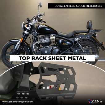 Top Rack Sheet Metal With Pillion Backrest For Super Meteor 650