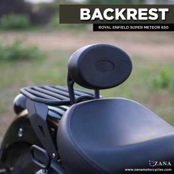 Backrest MS Oval Compatible with luggage Rack for Super meteor 650