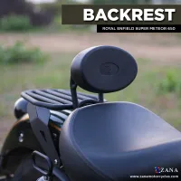 Backrest for Super Meteor 650 Compatible with Luggage Rack (MS, Oval)