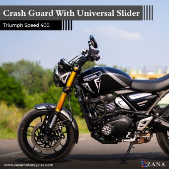 CRASH GUARD WITH PUCK SLIDER BLACK FOR TRIUMPH SPEED 400