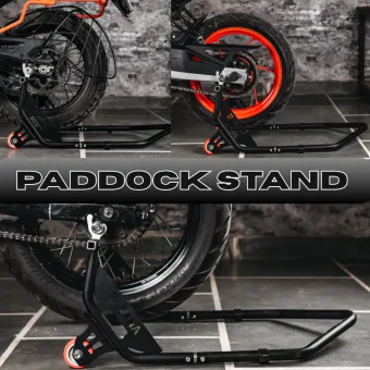 PADDOCK STAND DUKE 125 (2020-22) (TEXTURE MATT BLACK)