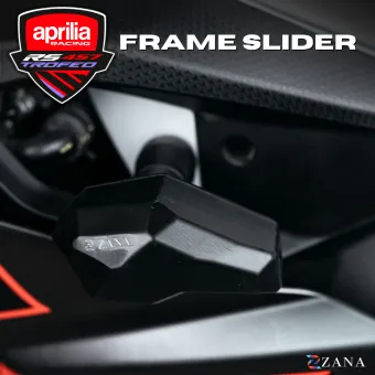 Frame Slider (Puck ) Small Black For Aprilia RS 457