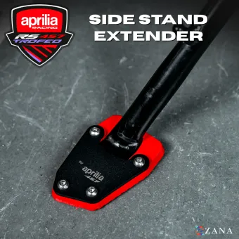 Side Stand Extenders  (VMC) For Aprilia RS 457 ( Bash Red & Top Black )