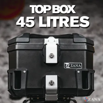 Universal Top Box Plastic (45 Ltr) Nomada Series (Black)