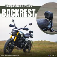 BACK REST BLACK FOR  TRIUMPH SCRAMBLER 400 X