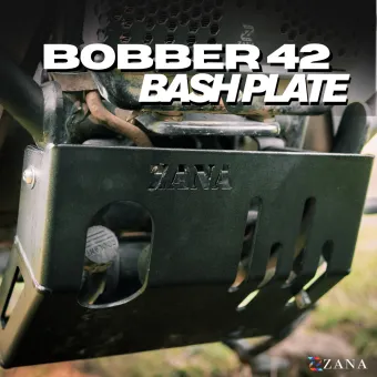 Bash Plate For Jawa Bobber 42 (Aluminium, Black)