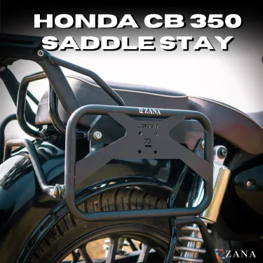 Roadster Saddle Stay With Jerry Can Mount For Honda Cb 350 Dlx Pro
