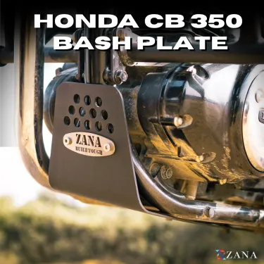 Bash Plate For Honda CB 350 Dlx Pro (Aluminum, Black)