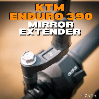 Mirror Extender For KTM Enduro 390 (Black )