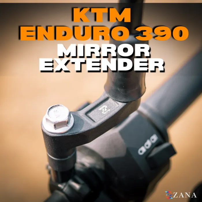 Mirror Extender For KTM Enduro 390 (Black )